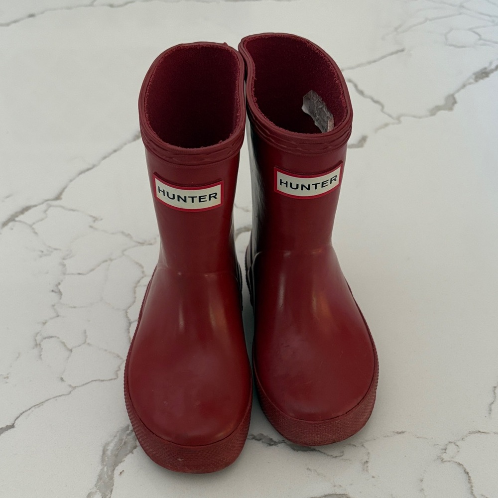Hunter Classic Boots red size toddler 5